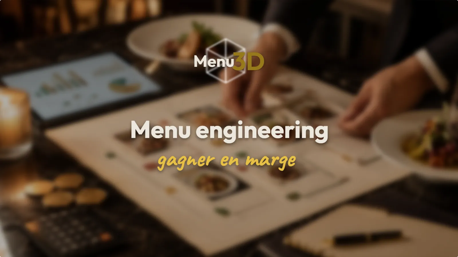 Menu engineering : repositionner votre carte pour gagner en marge sans augmenter vos prix